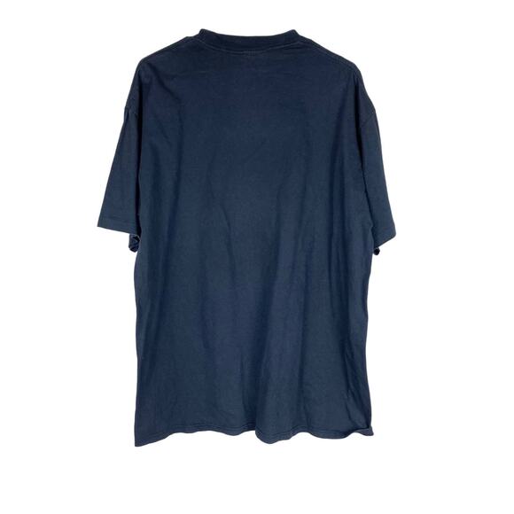 Vintage Bobby G Flying Eagle T-shirt 1990 No Size Tag Approx Men's XL Black - Picture 2 of 8